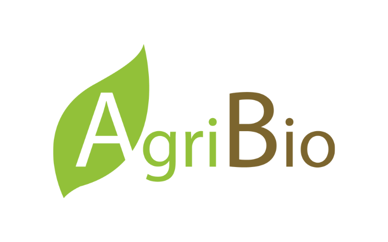 Agribio logo symbolising expertise in organic oilseed marketing and processing worldwide.