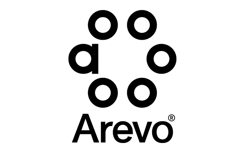 Arevo logo symbolising science-driven innovation in plant nutrition and sustainable agricultural practices.